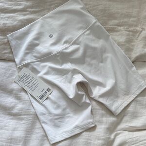 lululemon athletica Women's HR Align White Shorts